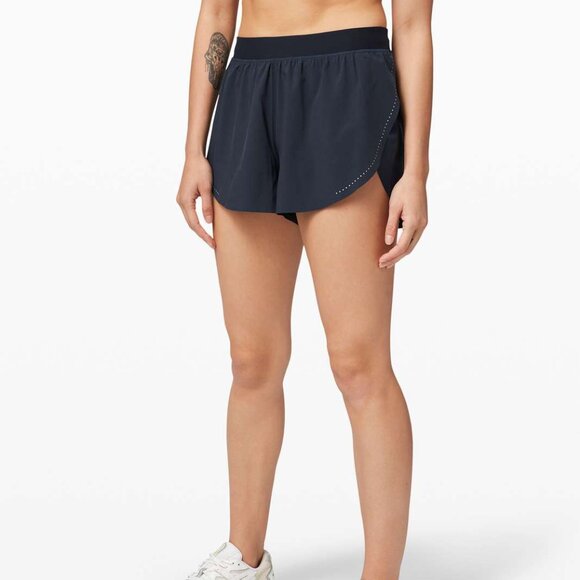 Lululemon Find Your Pace Short 3" *Lined True Navy Size 6 - Picture 1 of 5